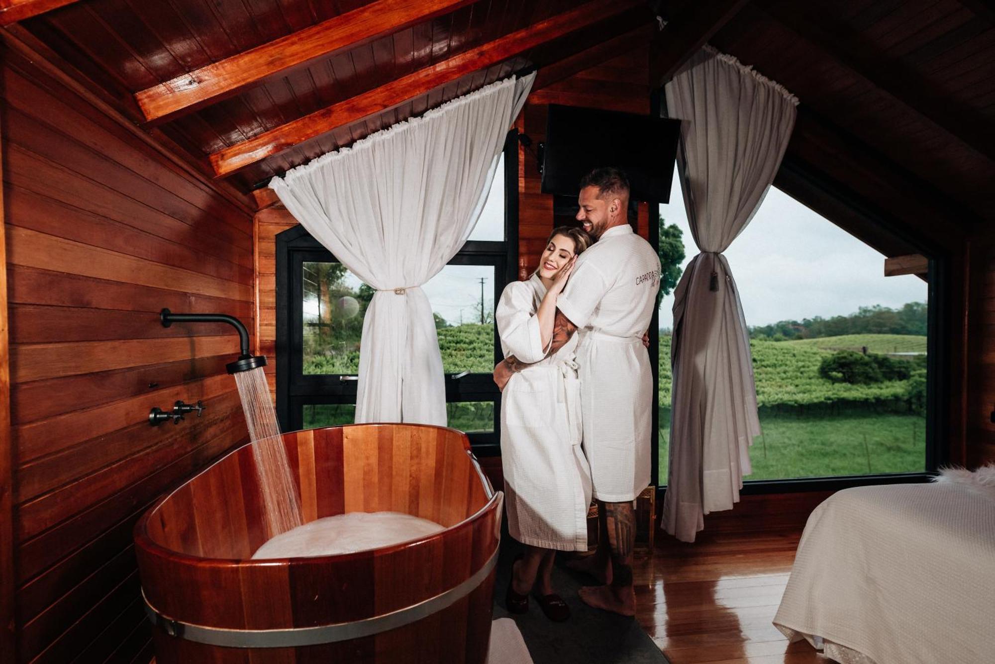 Capanna Del Vale - Um Refugio No Vale Dos Vinhedos Com Experiencia Exclusiva De Degustacao Na Vinicola Dom Candido Bento Gonçalves Eksteriør bilde